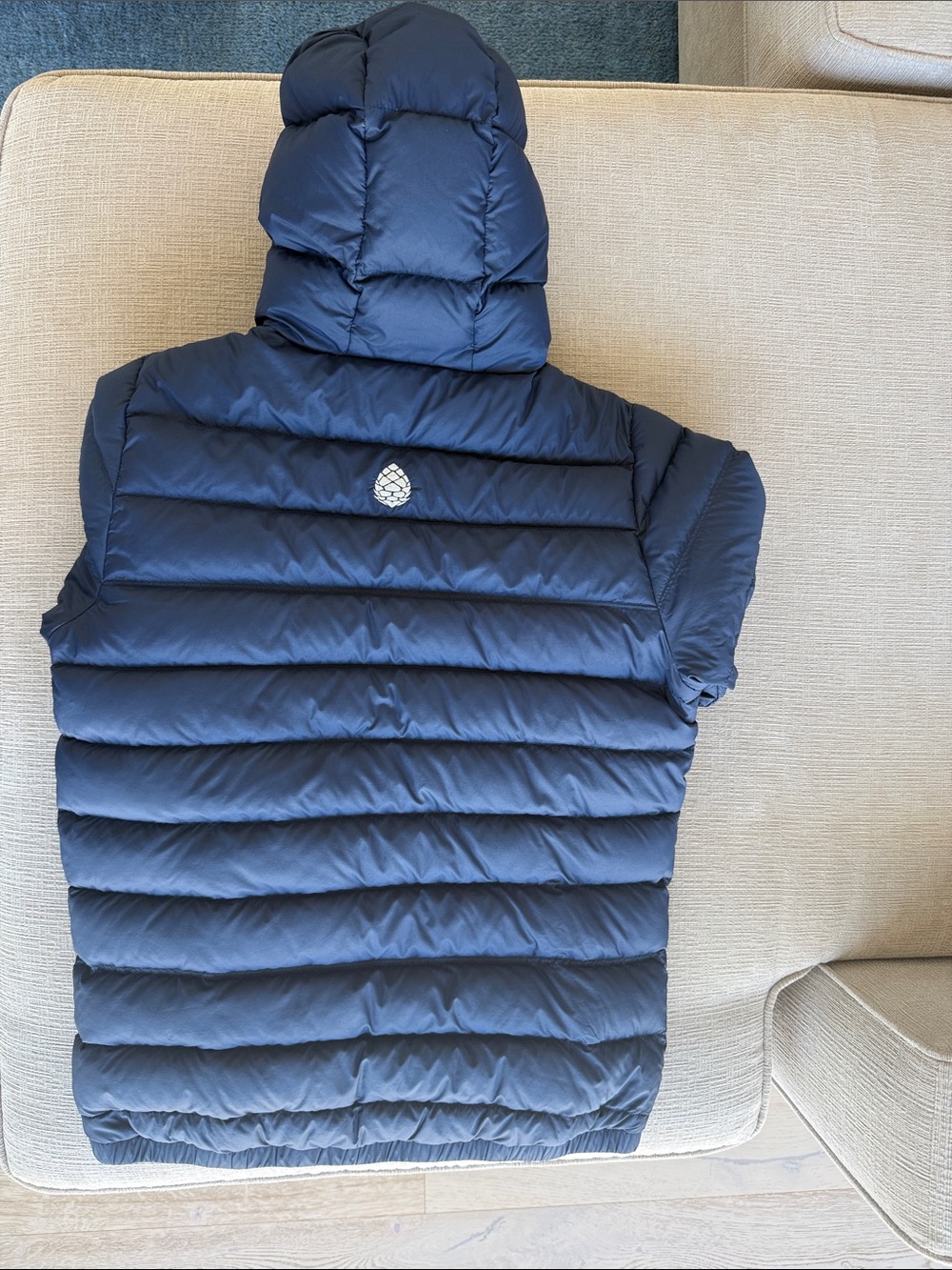 Kids Stio Navy hometown hoodie down Jacket - Picture 2 of 6